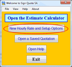 Estimate Calculator