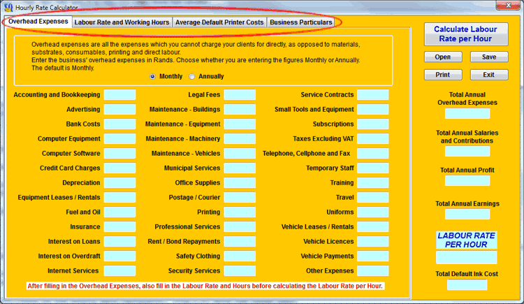 Estimate Calculator