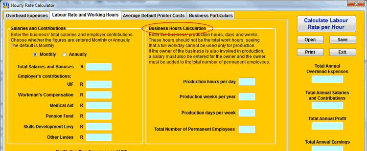 Estimate Calculator