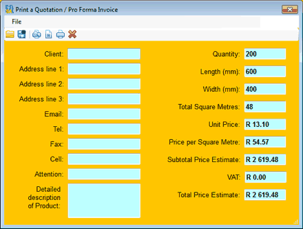 Estimate Calculator