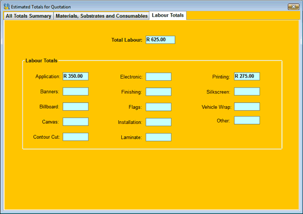 Estimate Calculator