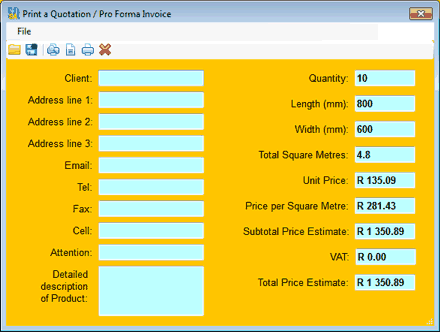 Estimate Calculator
