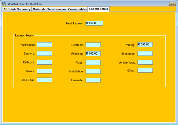 Estimate Calculator