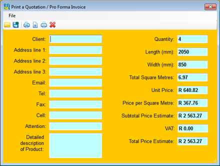 Estimate Calculator
