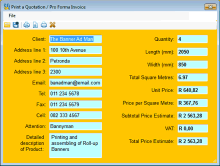 Estimate Calculator