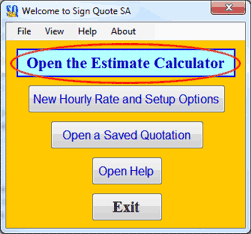 Estimate Calculator