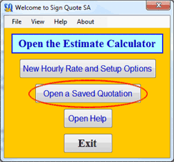 Estimate Calculator