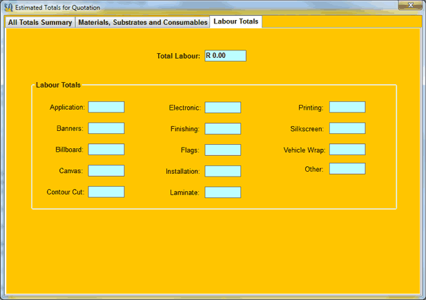Estimate Calculator