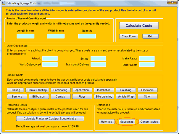 Estimate Calculator